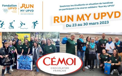 Les équipes CÉMOI participe au #RunmyUPVD !
